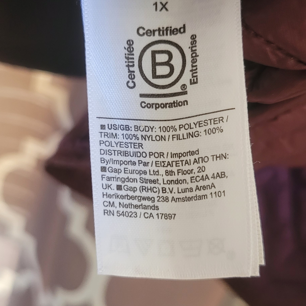 NWOT Athleta Burgundy Fleece Pullover - Picture 12 of 12